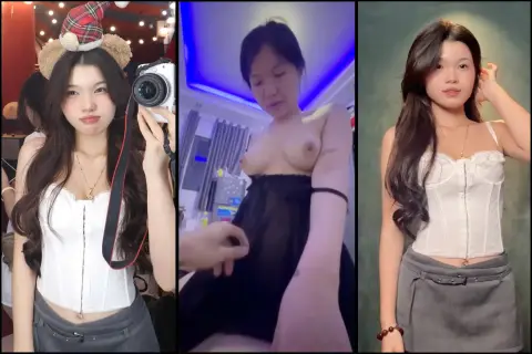 Poster of [Hot] Ngọc Thương 2k7 Hutech trắng trẻo vú siêu múp lộ clip cưỡi ngựa địt nhau với nyc